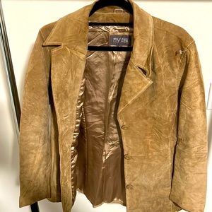 Vintage blazer, jacket, suede